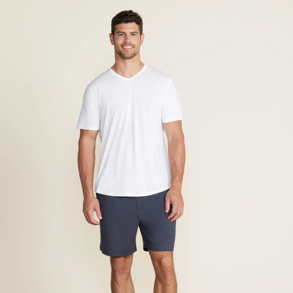 Mens | Malibu Collection Washed Jersey Short Sleeve | White